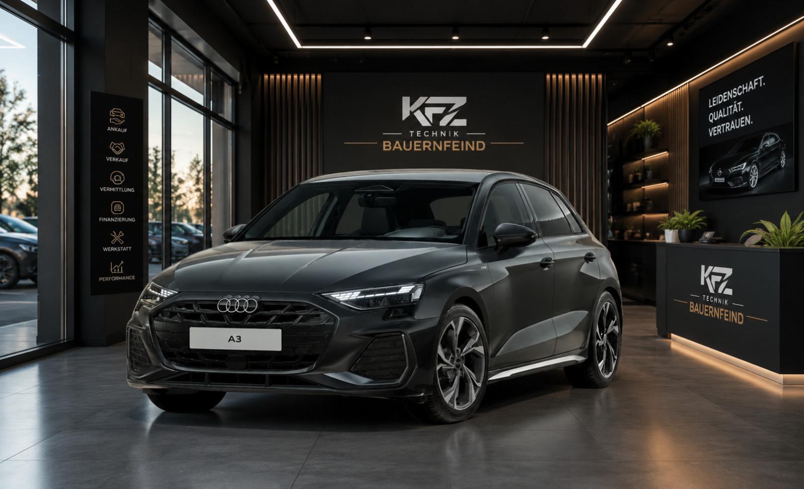 Audi A3 TFSI 110 kW S tronic S line Sportback Vorlauf