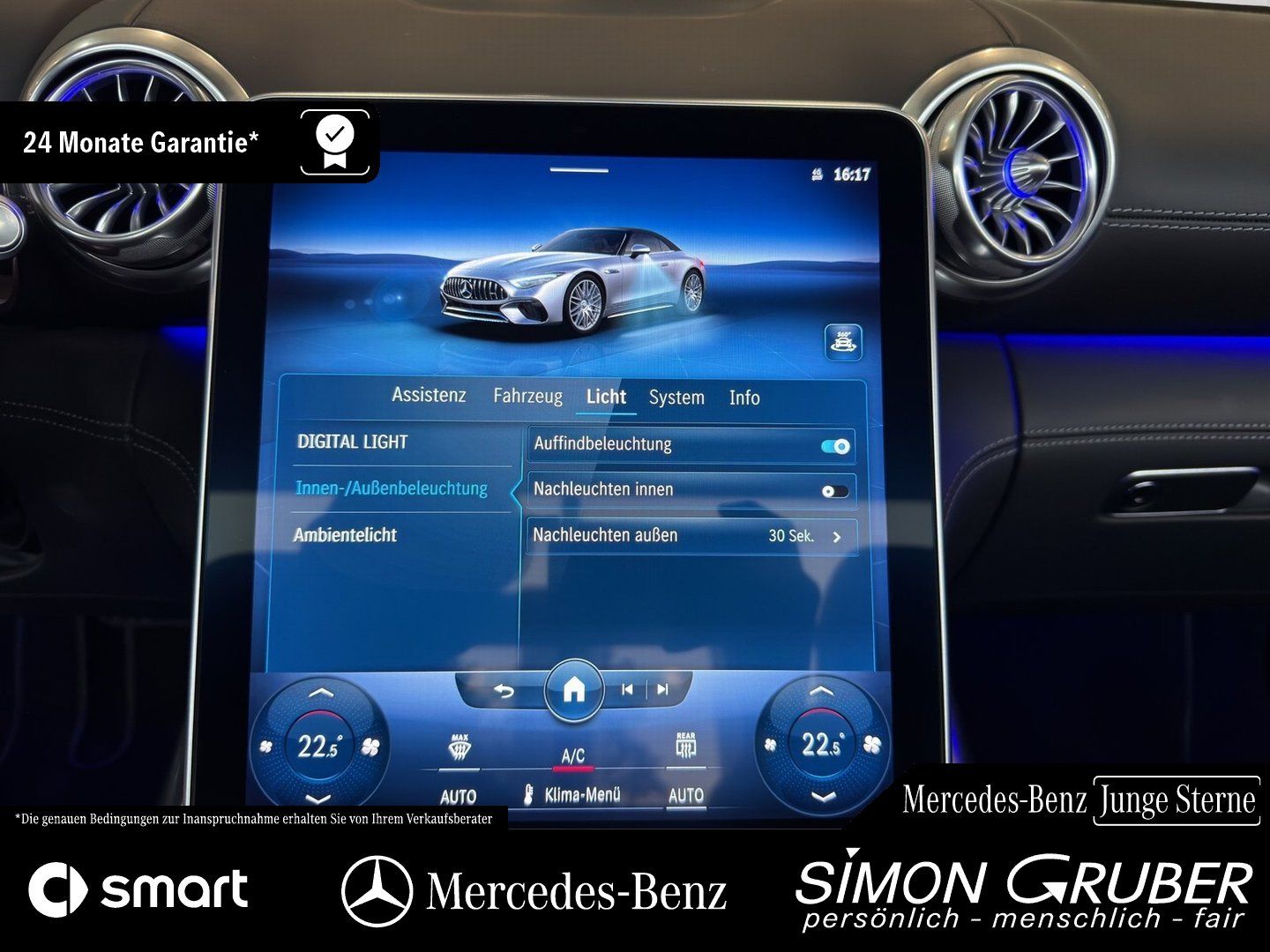 Fahrzeugabbildung Mercedes-Benz SL 55 4M+ AMG Burm Sitzklima Massage Nappa