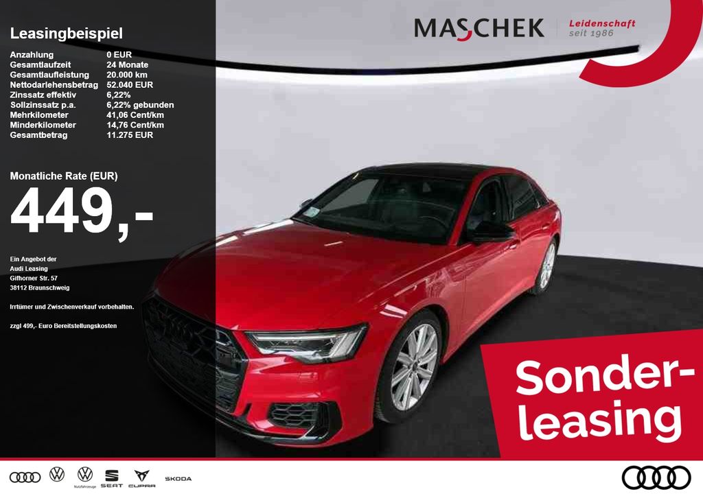 Audi S6 Limousine Sonderleasing Pano LM21 B&O Standh