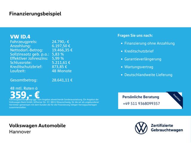 Volkswagen ID.4 Pro Perfomance Navi AHK LED-Matrix Pano Kam foto 2