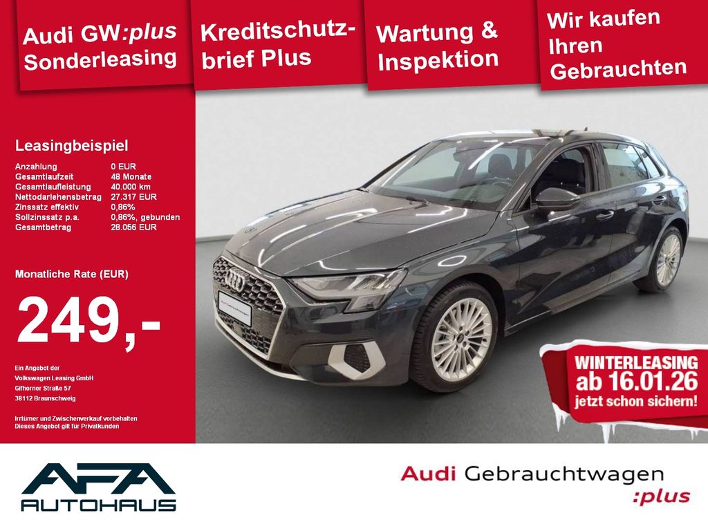 A3 Sportback 35 TFSI Advan. Smart.Int*GRA*SHZ*PD
