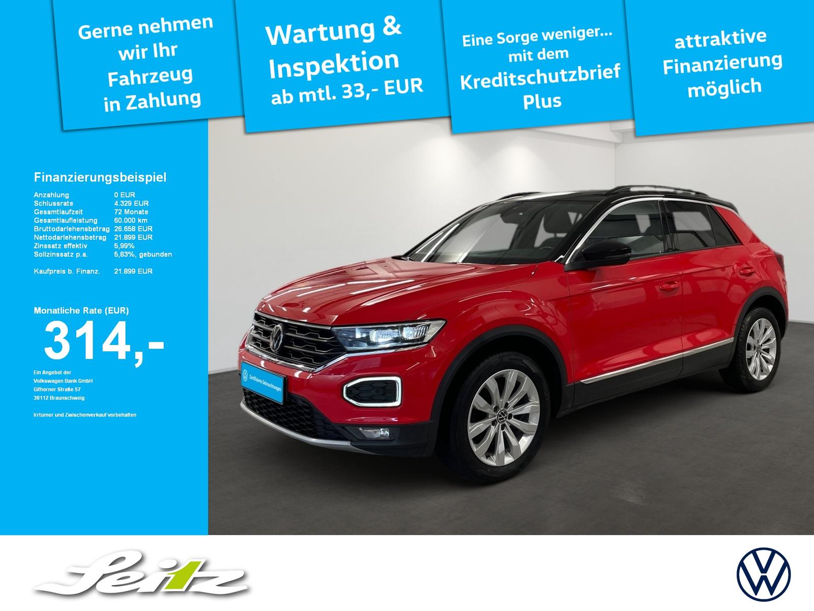 Volkswagen T-Roc 2.0 TDI 4M Sport *AHK*PANO*LED*KAMERA*