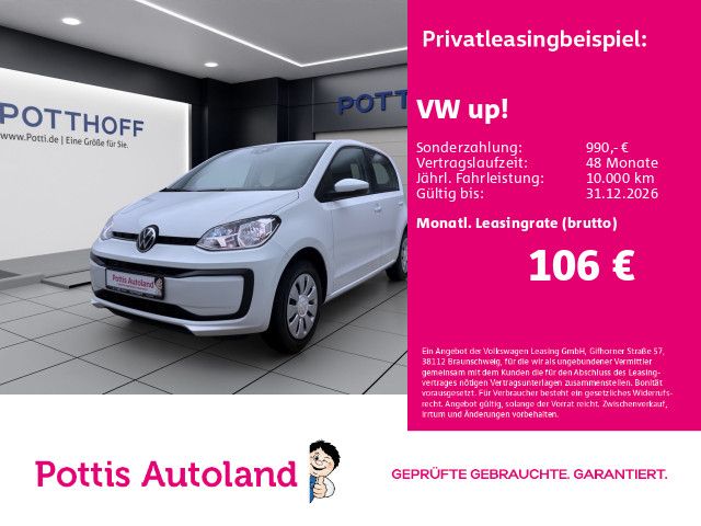 Volkswagen up! 1.0 MPI PDC KAMERA BLUETOOTH KLIMA
