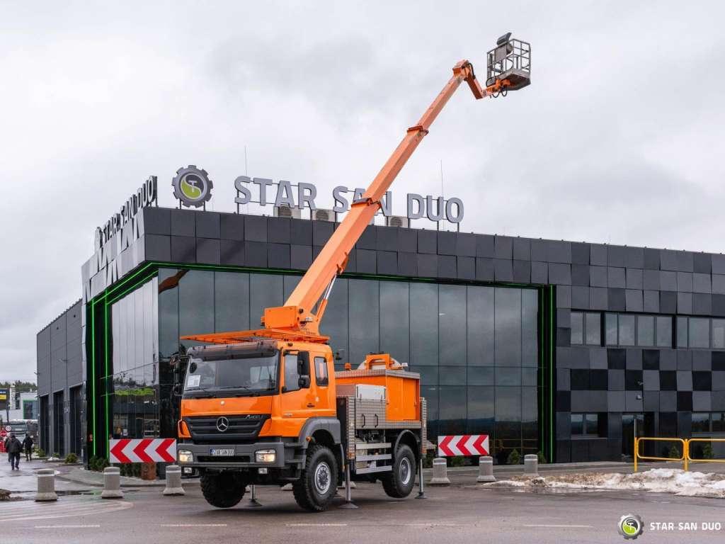 Mercedes-Benz  AXOR 1833 4x4 RUTHMANN T220 S12 Mounted Lift