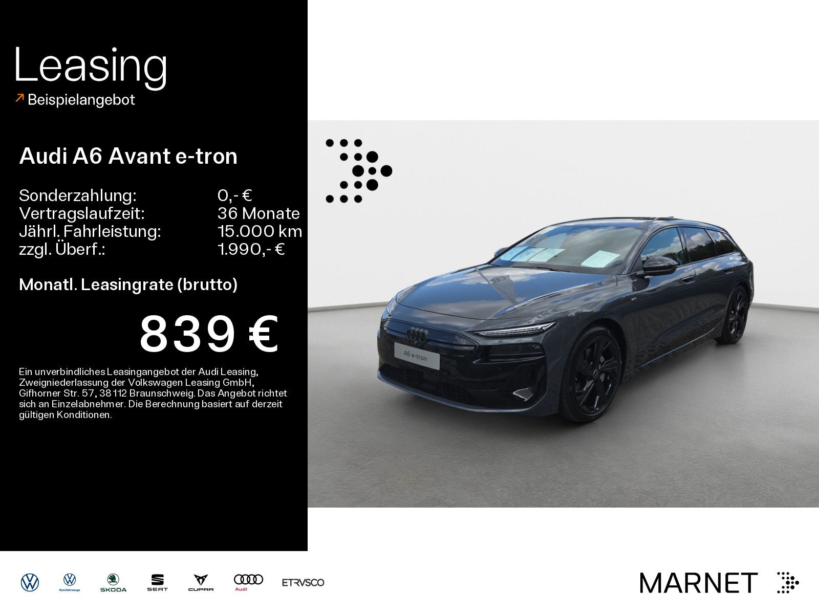 Audi A6 Avant e-tron quattro 315 kW