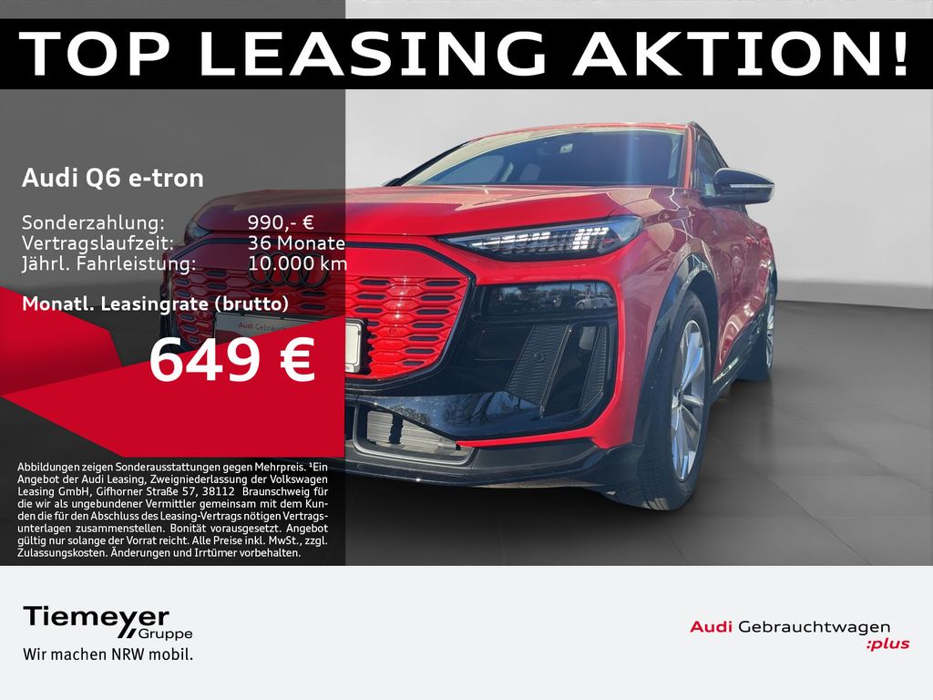 Audi Q6 e-tron Q S LINE LM21 LEDER HuD B&O AHK