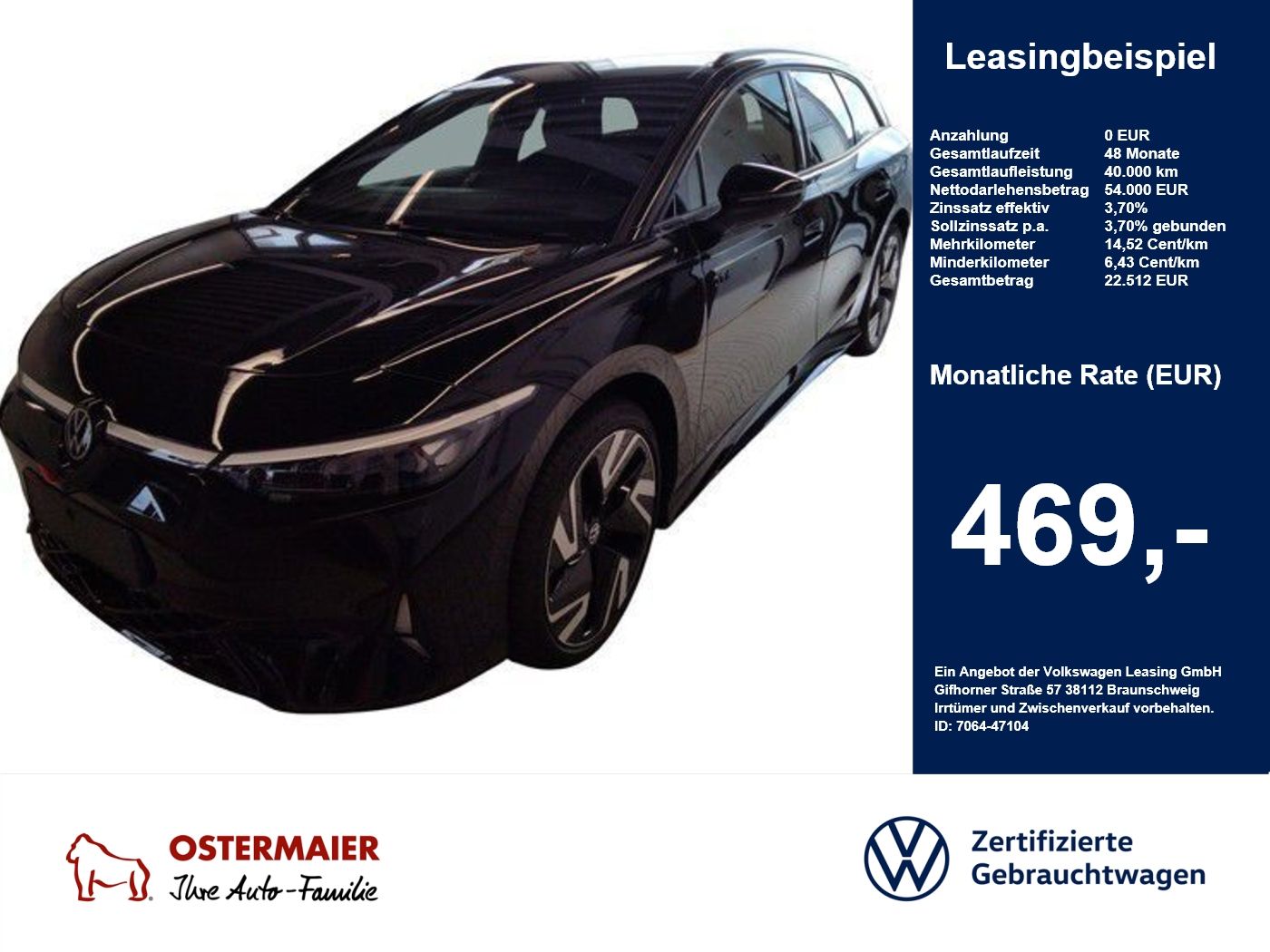 Volkswagen ID.7 Tourer GTX 340PS ACC.5J-G.WÄRMEPUMPE foto 1