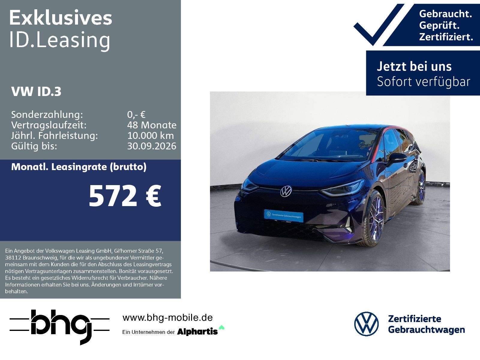 Volkswagen ID.3 GTX FIRE & ICE HEAD-UP PANO HARMAN KEYL foto 1