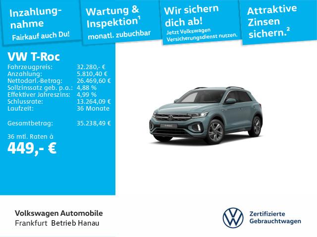 Volkswagen T-Roc R-Line 2.0 TDI 7-Gang DSG NAV LED AHK APP