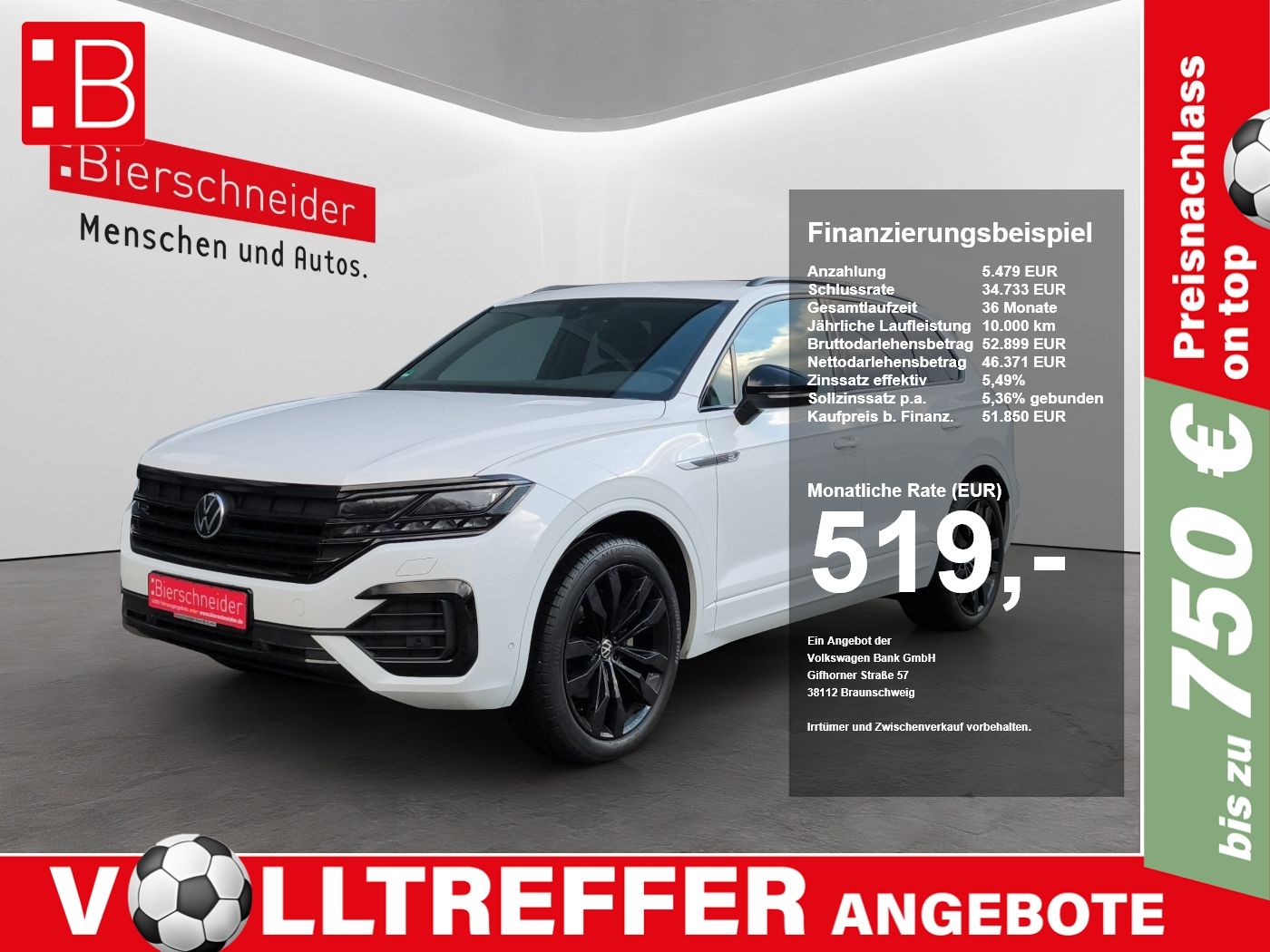 VW Touareg 3.0 TDI DSG 4Mo. R-Line Black Style IQ.L