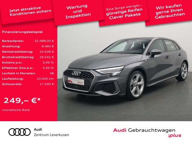 Audi A3 Sportback S line STRON APP SPORTSITZE LED PDC