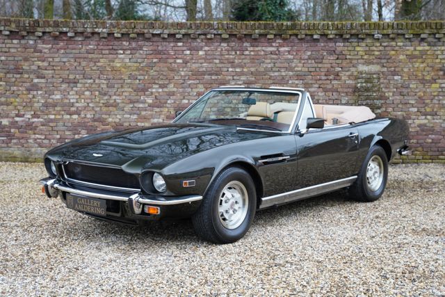 Aston Martin V8 Volante 5.3 V8 Factory AC, Original interior,