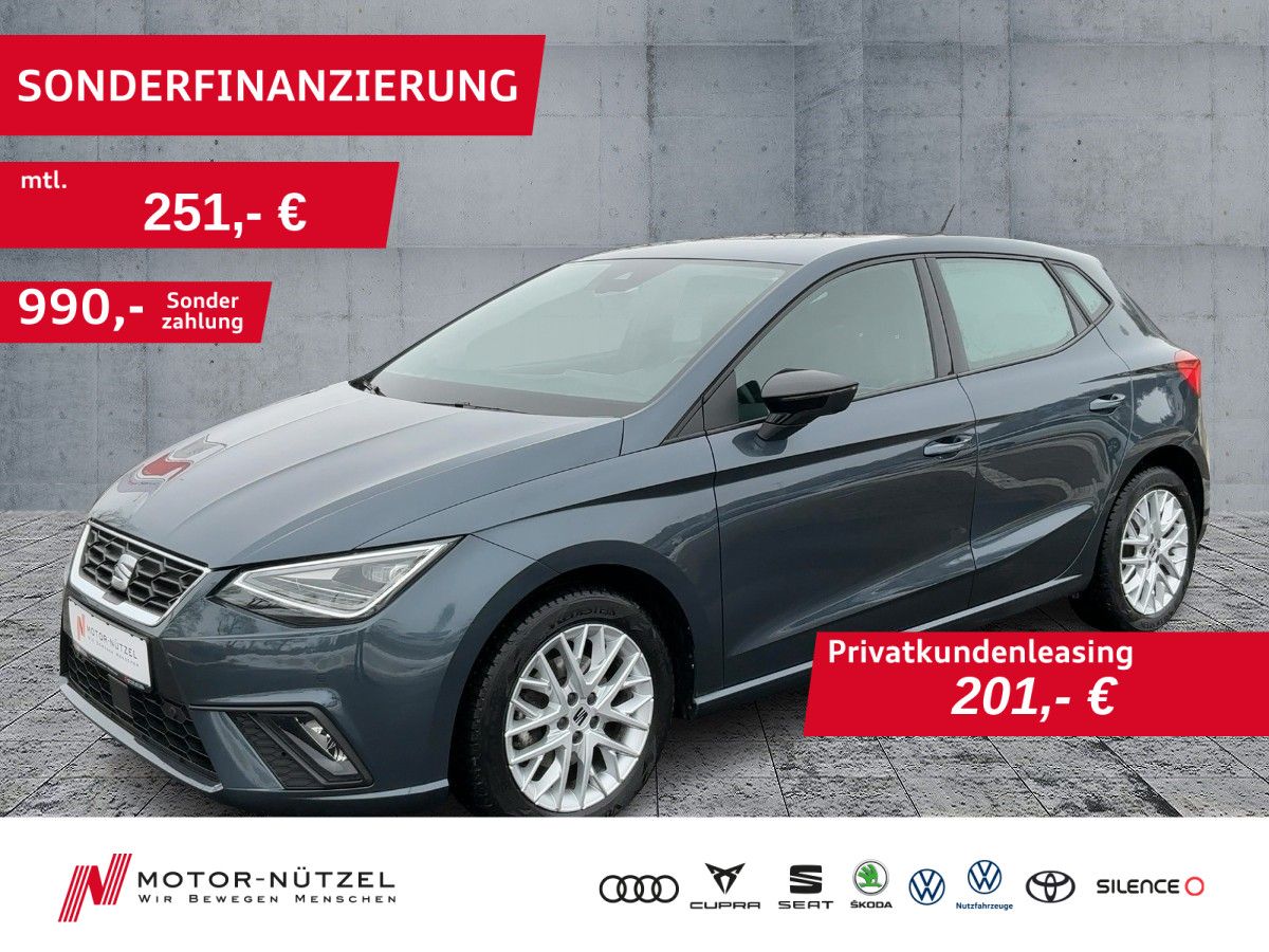Seat Ibiza 1.0 TSI FR LED+NAV+APP+ACC+SHZ+RFK+NSW+16"
