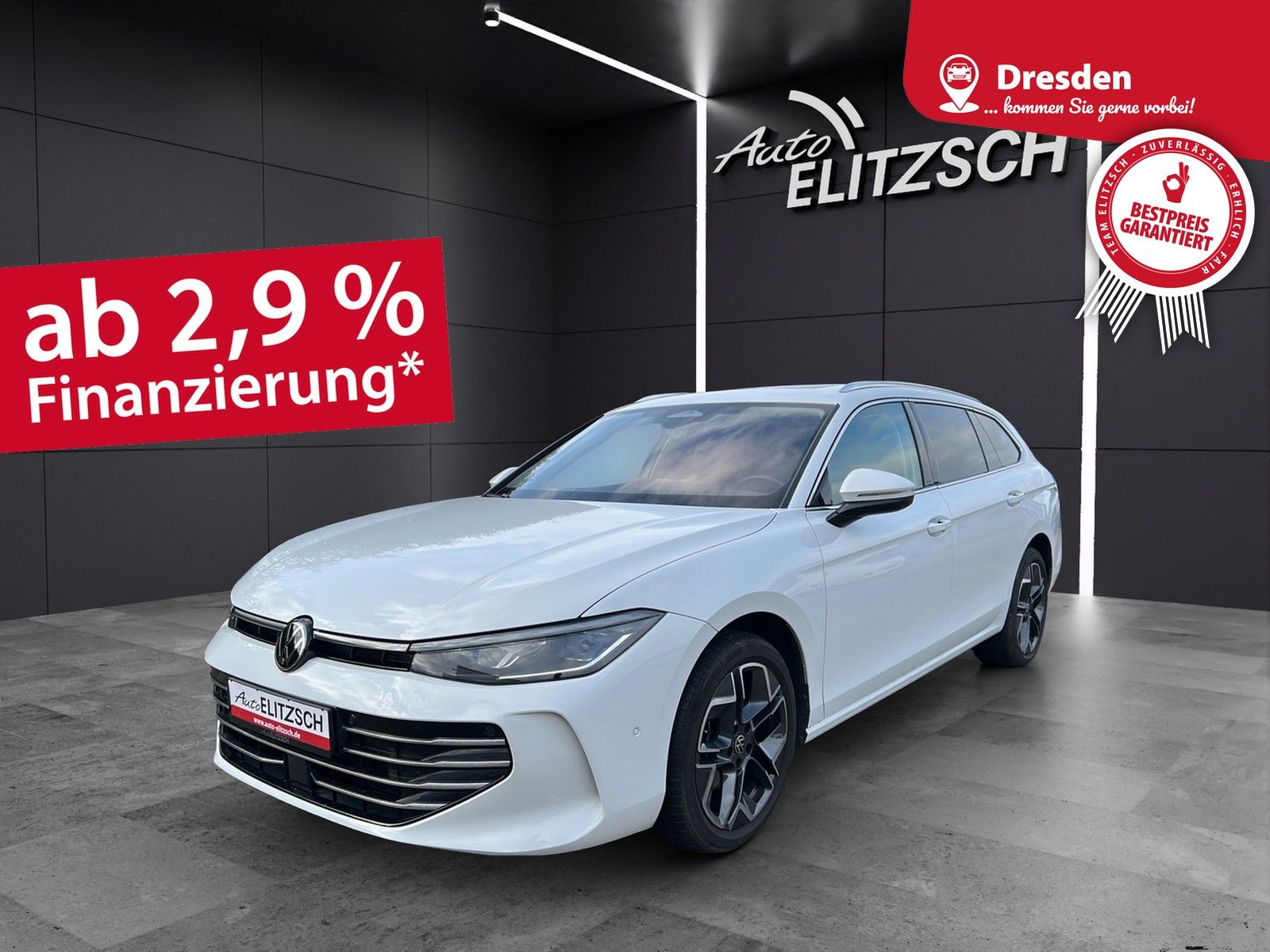 Fahrzeugabbildung Volkswagen Passat Elegance TDI DSG Matrix Navi STHZ ACC AHK