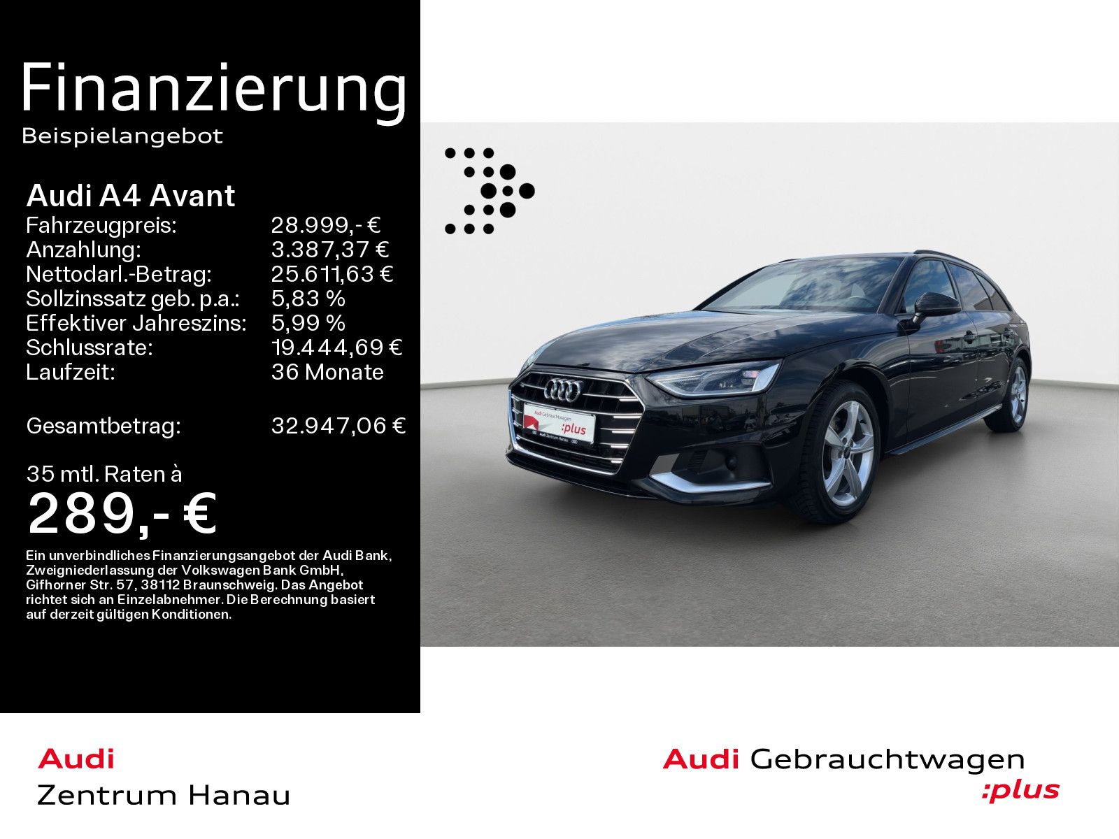Audi A4 Avant 35 TFSI Advanced *NAV*LED*KAMERA*VIRTUA