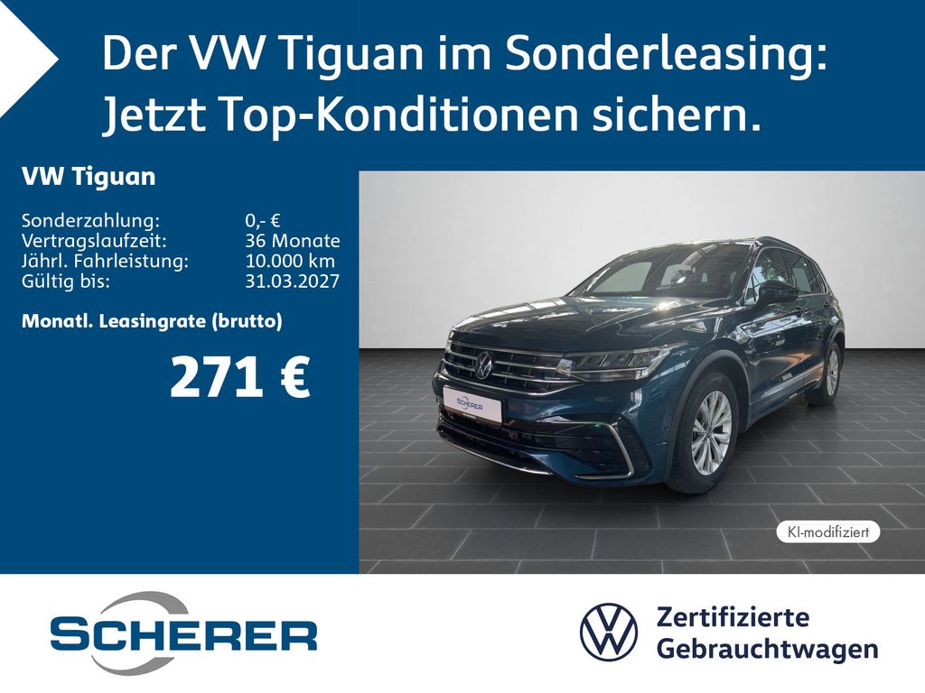 Tiguan R-Line 2.0 TDI DSG STANDHZ*IQ.DRIVE*DWA u