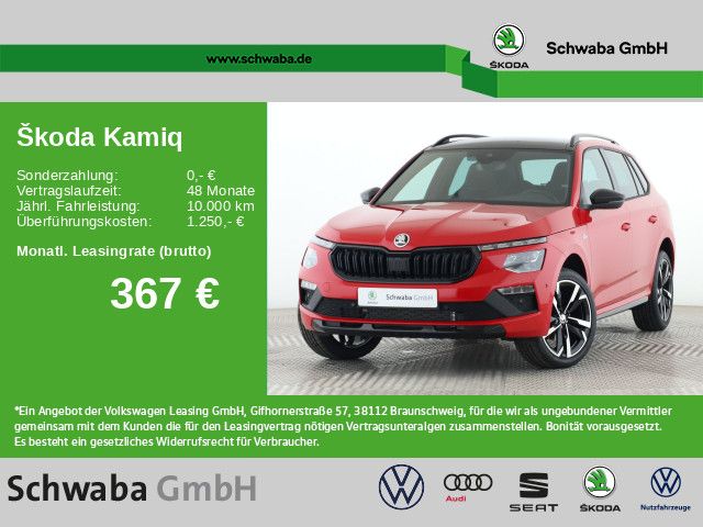 Skoda Kamiq Monte Carlo 1,5 TSI DSG*PANO*LED*NAV*ACC*