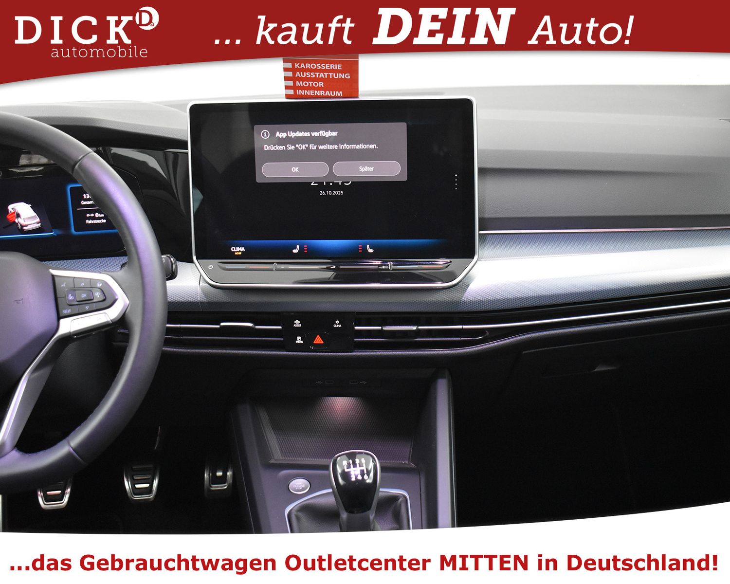 VW Golf VIII Var 1.5TSI Goal NAVI+KAM+LED+VIRTU+SHZ - Image 14