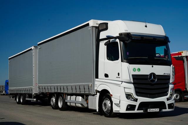 Mercedes-Benz ACTROS 2545 · ZESTAW TANDEM 120 M3 · PRZEJAZDOW