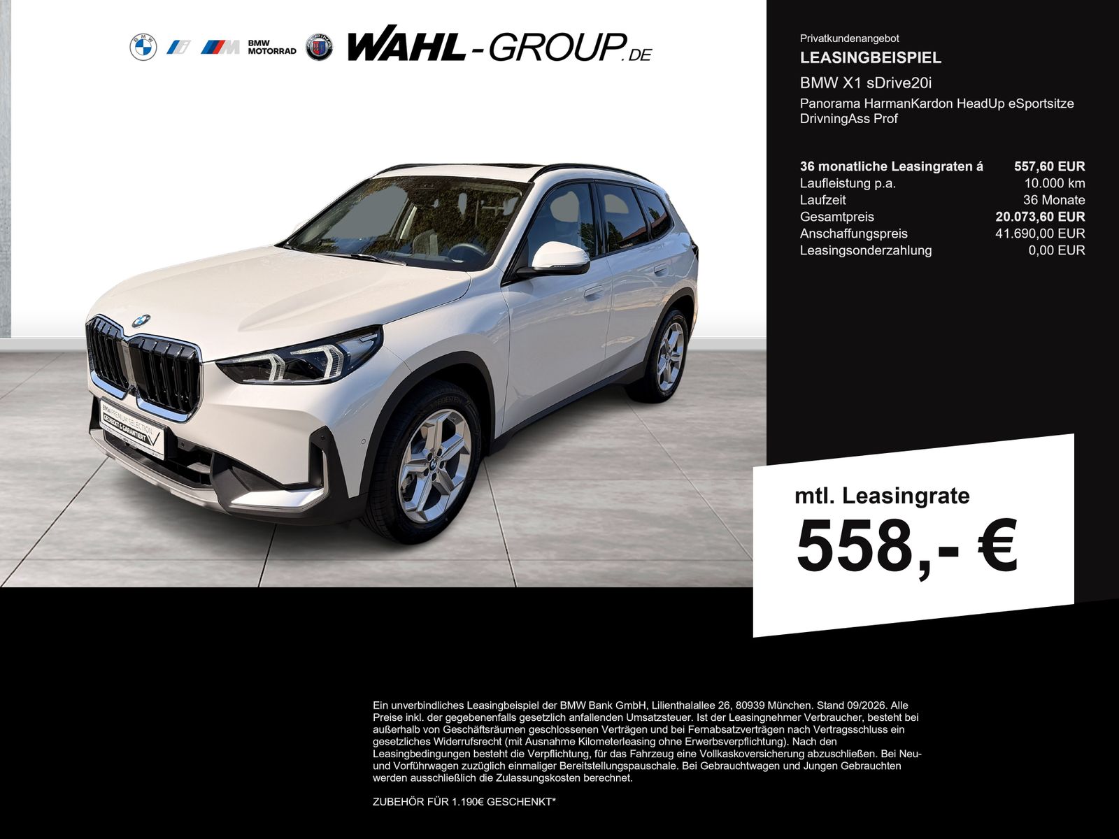 BMW X1 sDrive20i Panorama HarmanKardon HeadUp eSport foto 1