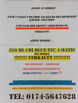 Mercedes-Benz ML 350 BlueTec !!!!VERKAUFT!!!!