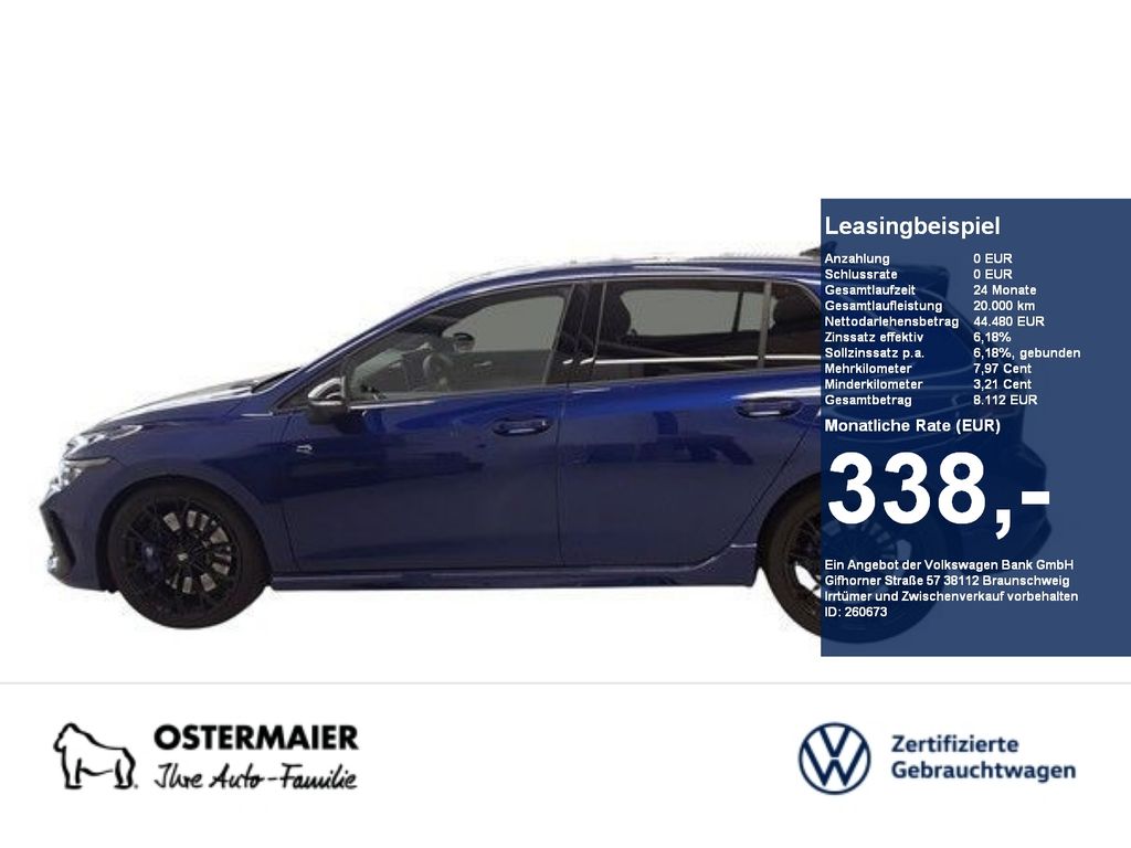 Abbildung Leasingangebot Volkswagen Golf VIII R BLACK 333PS NP.69T AHK.PANO.19 .5JG.