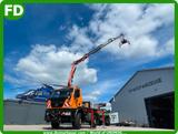 Unimog U20 mit Mega Kran, nur 7500 kg , Rarität - Pkw-Anhänger 750kg