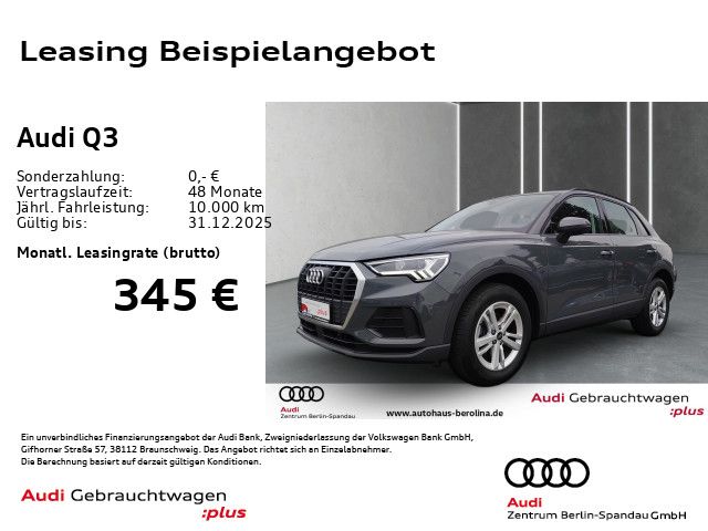 Audi Q3 35 TFSI *ACC*NAV+*LED*R-CAM*Virt.C+*SHZ*