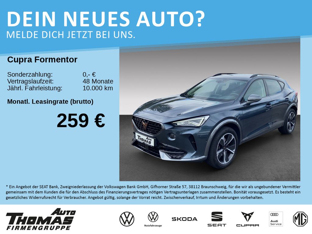 Formentor 2.0 TSI 4DRIVE DSG ACC+NAVI+FULL LINK