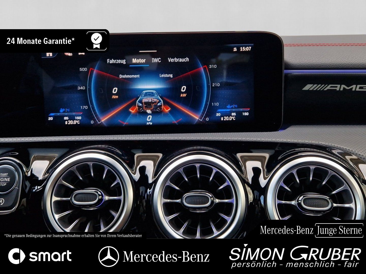 Fahrzeugabbildung Mercedes-Benz CLA 45 S 4M AMG Aero Burm Pano MBeam 360 drivers