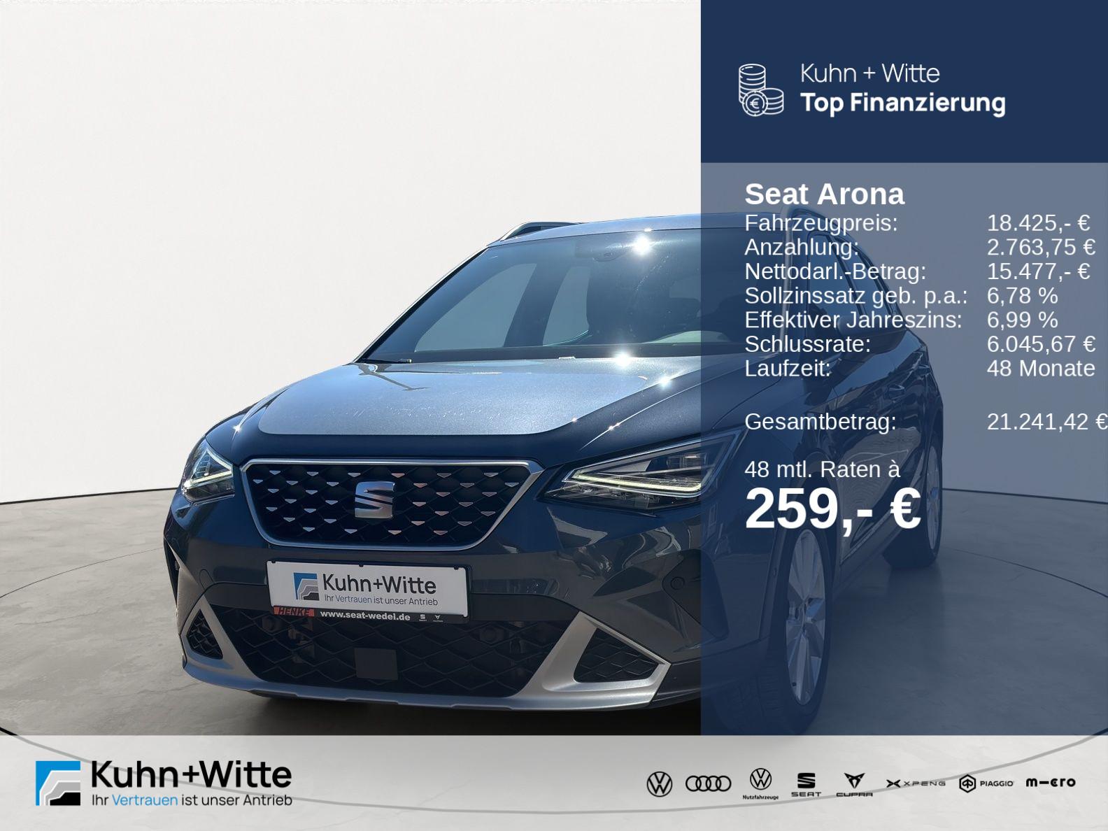 Seat Arona 1.0 TSI Xperience LED+RFK+SitzH+Navi+Apple
