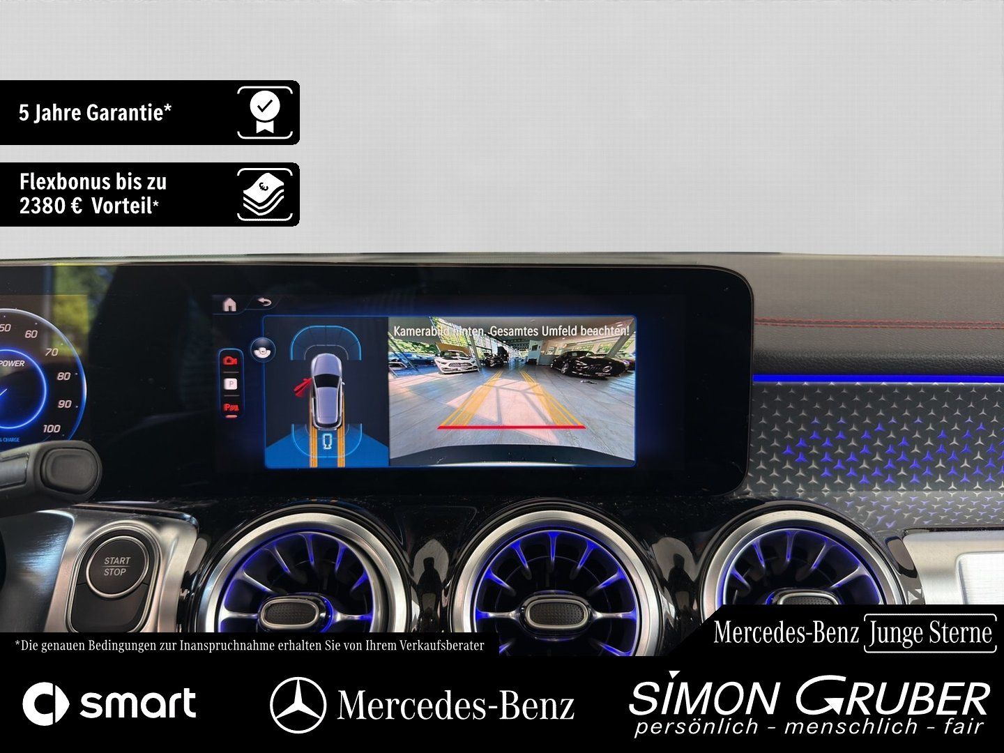 Fahrzeugabbildung Mercedes-Benz EQB 300 4M AMG Pano Fahrassist 7Sitze Mod 2026