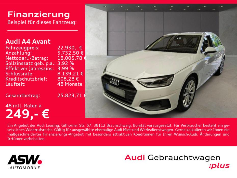 Audi A4 Avant 35TDI Stronic LED Nav PDC SHZ AHK LEDER