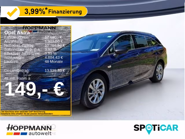 Opel Astra K Elegance 1.5D*NAVI*KAMERA*LED*SITZHZG*LE