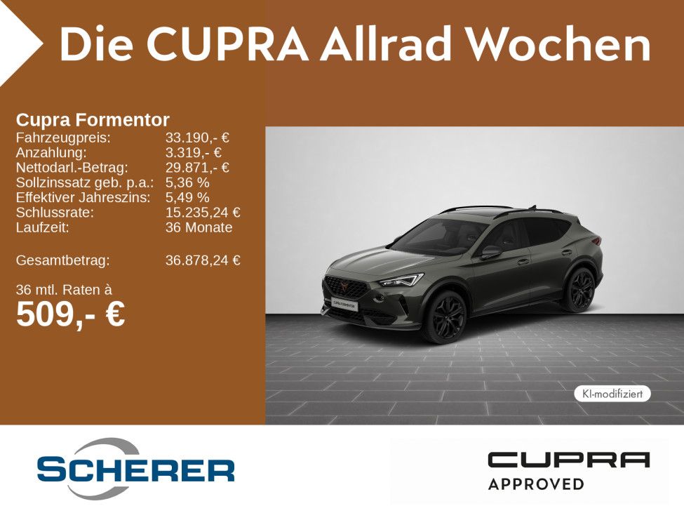 Cupra Formentor 2.0 TSI VZ Tribe Edition PANO MATRIX A