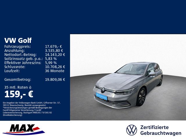 Golf VIII MOVE 1.0 TSI +LED+APP+DCP+KAMERA+NAVI+