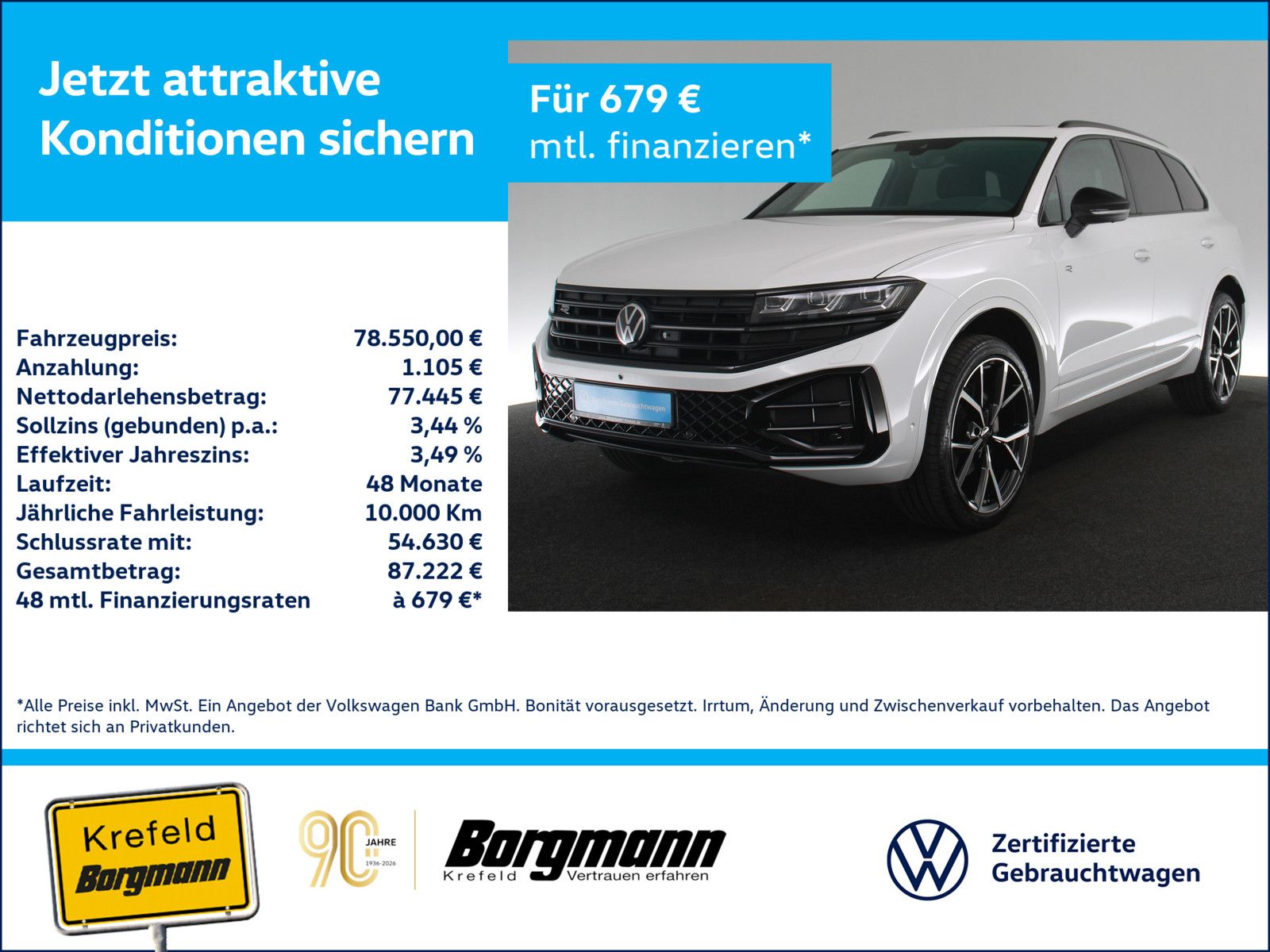 Volkswagen Touareg R-Line 360° PANO HUD NAVI KAMERA SHZ PDC foto 1