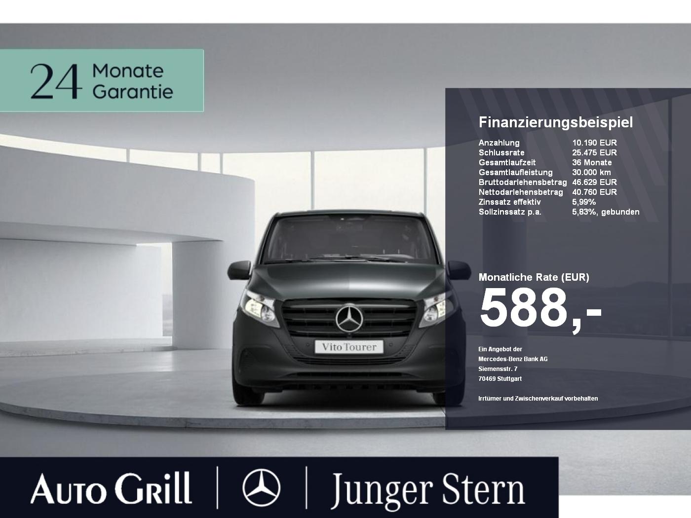 Mercedes-Benz Vito 116 CDI Tourer PRO Lang MBUX+Wide+Cam.+Navi