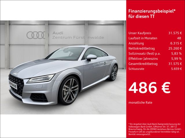 AUDI TT Coupe 45 TFSI S-tronic quattro Navi Digitales