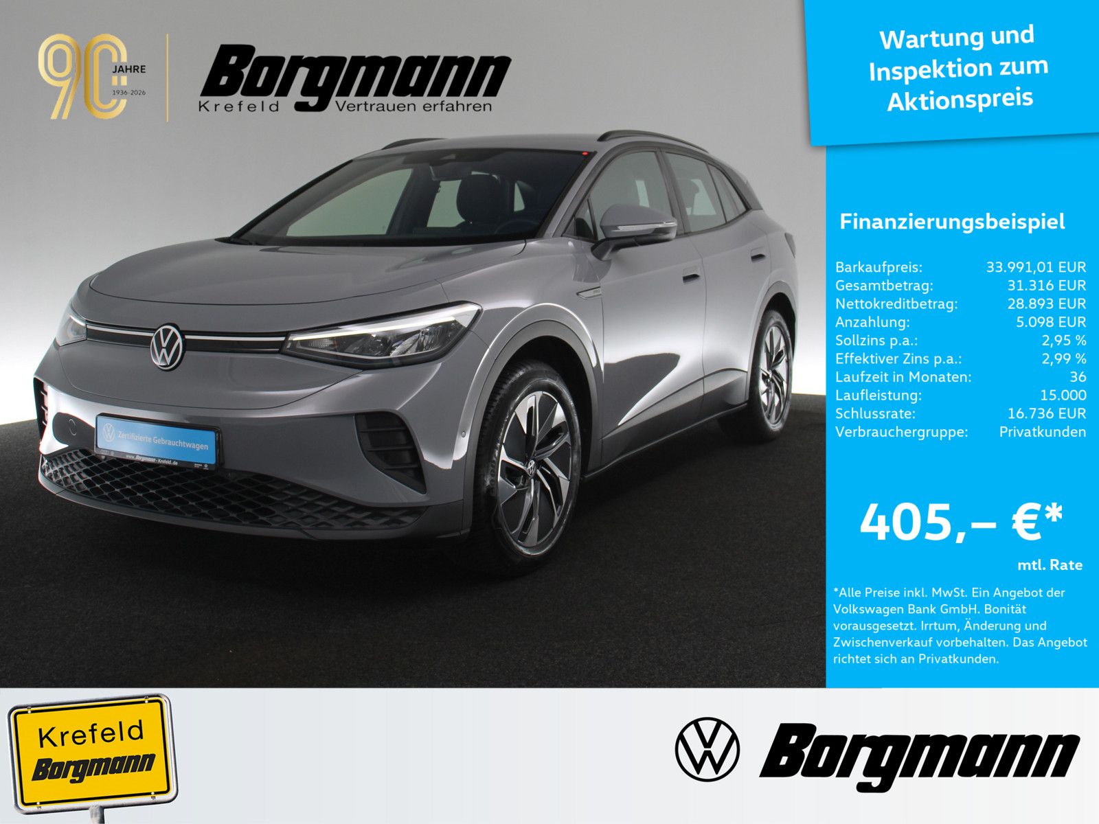 VW ID.4 Pro Performance mit Infotainment-Paket LED