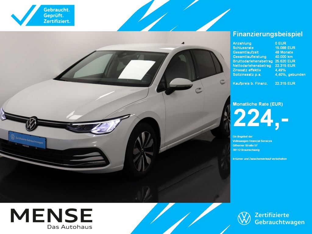 Golf VIII 1.5 TSI MOVE |AHK|FLA|LED|CarPlay