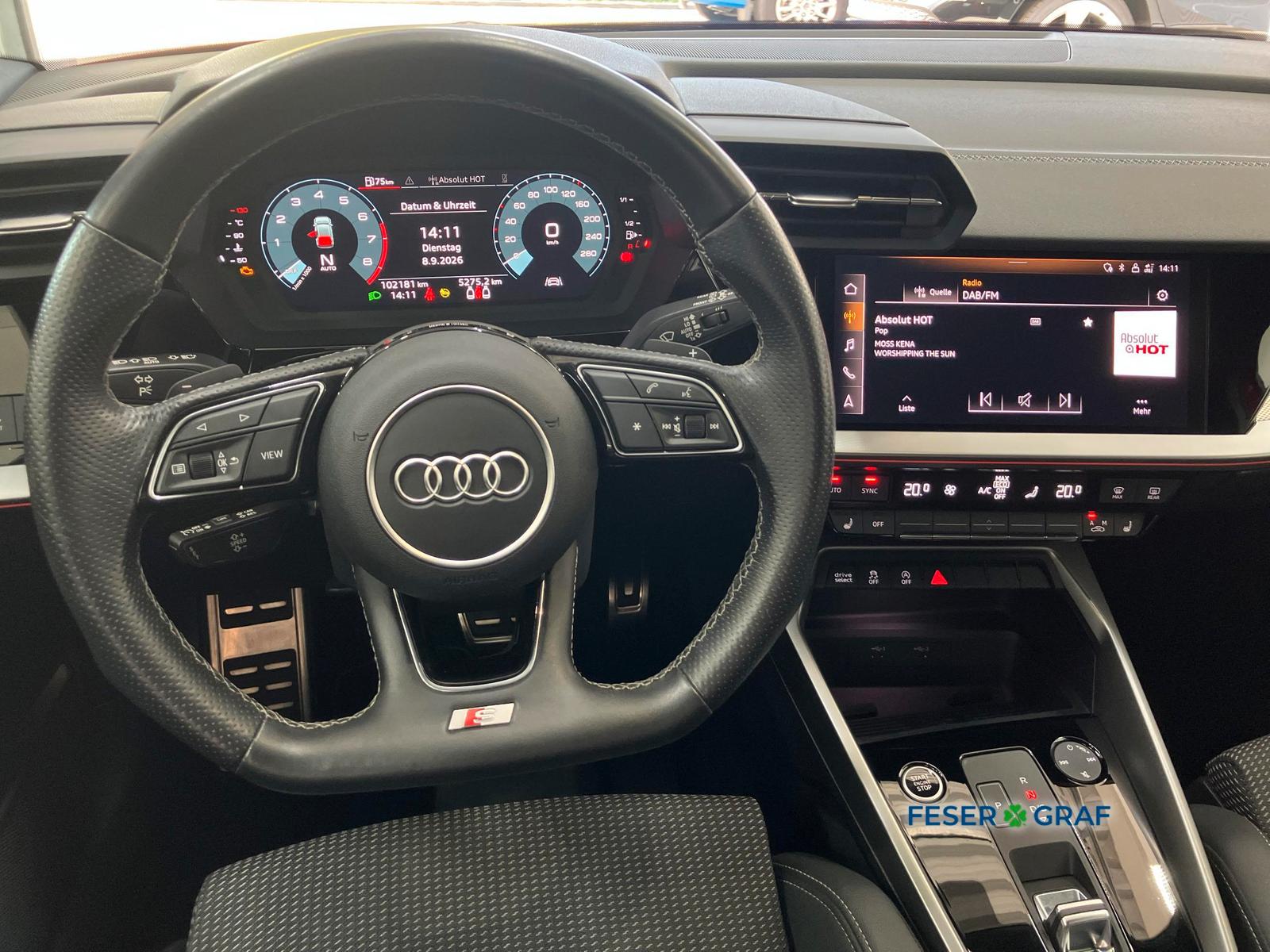 Audi A3 Sportback S line 35 TFSI S tronic LED B&O APP, миниатюра 9
