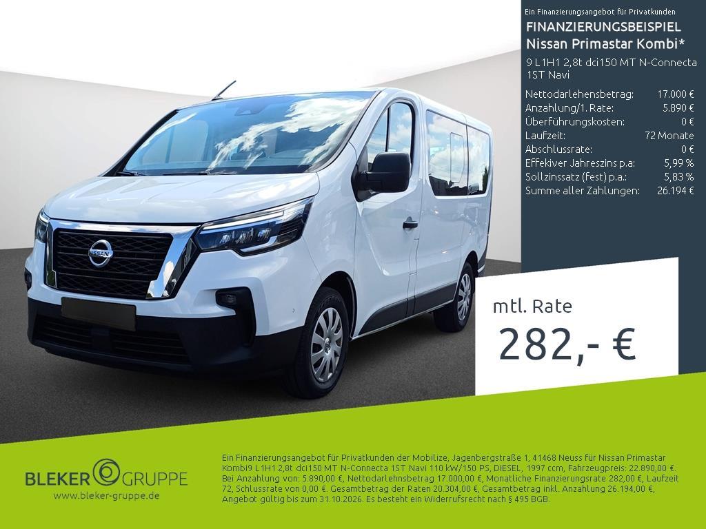 Nissan Primastar 9 L1H1 2,8t dci150 MT N-Connecta 1ST 