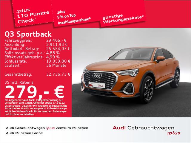 Audi Q3 Sportback 35 TFSI S tronic 2x S line AHK/ACC/
