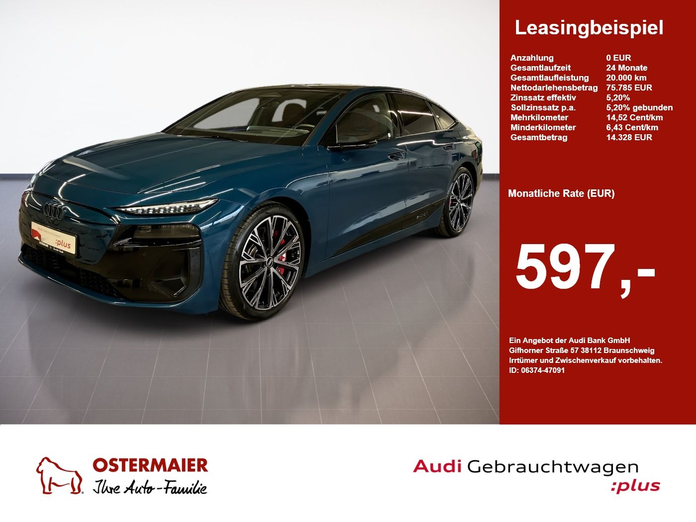 Audi S6 Sportback e-tron S-LINE EDITION ONE NP:124tEU