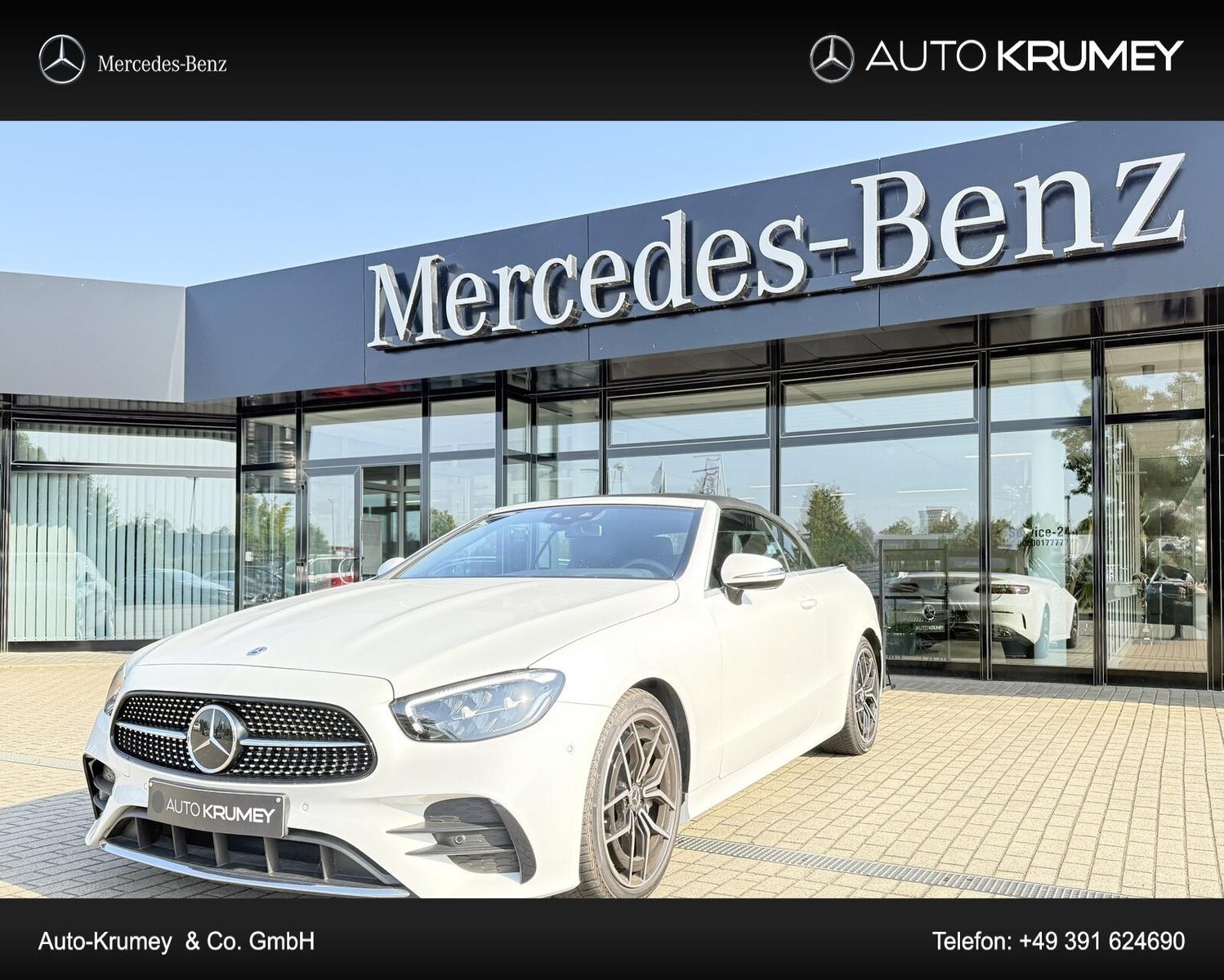 Mercedes-Benz E 220 d Cabriolet AMG Line+LED+DistronicNavi/BC