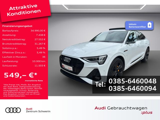e-tron Sportback 55 quattro S line B&O PANO 360°