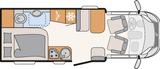 Dethleffs Advantage T 6601 1.te Hand**ERST 44 T KM**Dachkl - Dethleffs T 4