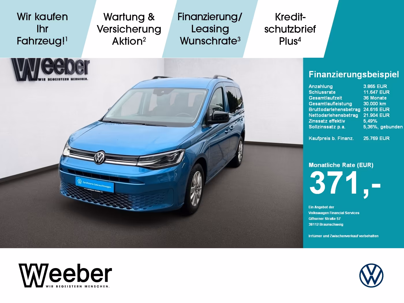 Volkswagen Caddy Life *APP CONNECT*STHZ*LED*KAMERA*ACC*SHZ*