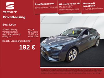 Seat Leasingangebot: Seat Leon FR 1.5 TSI LED NAV SHZ 17" KAM APP PARKLENK